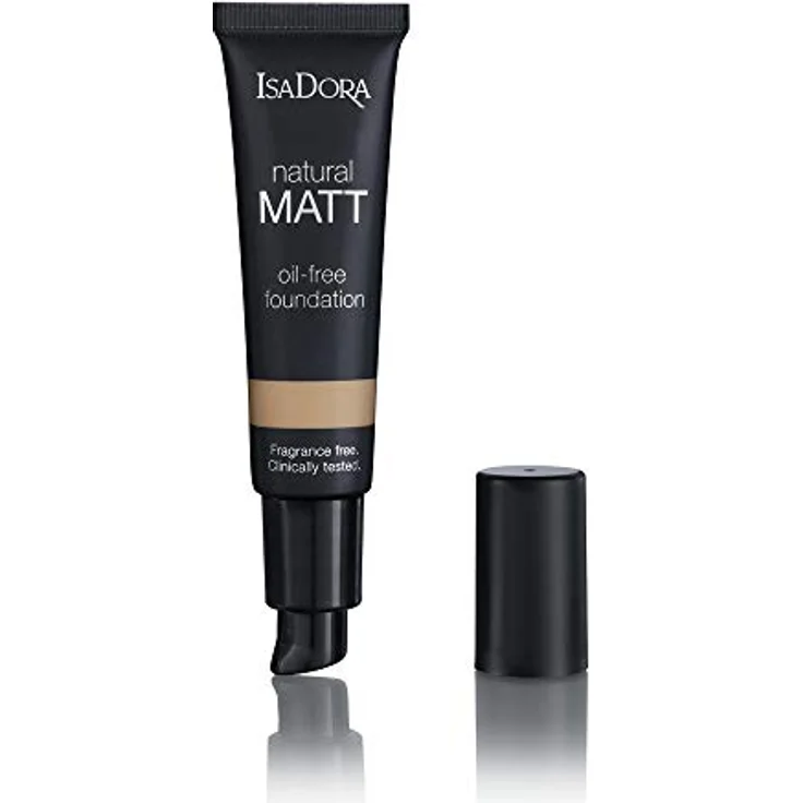 IsaDora Natural Matt Foundation 35ml, flüssige Grundierung mit mattem Finish, Farbe 18 matt almond – Bild 2