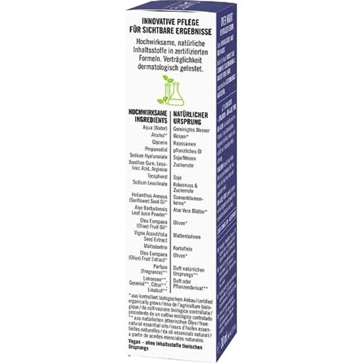 Sante Naturkosmetik Overnight Revitalizer Serum mit Bio-Olive, Hyaluron & Bio-Aloe Vera, 30 ml, für intensive Feuchtigkeit und revitalisierte Haut – Bild 2