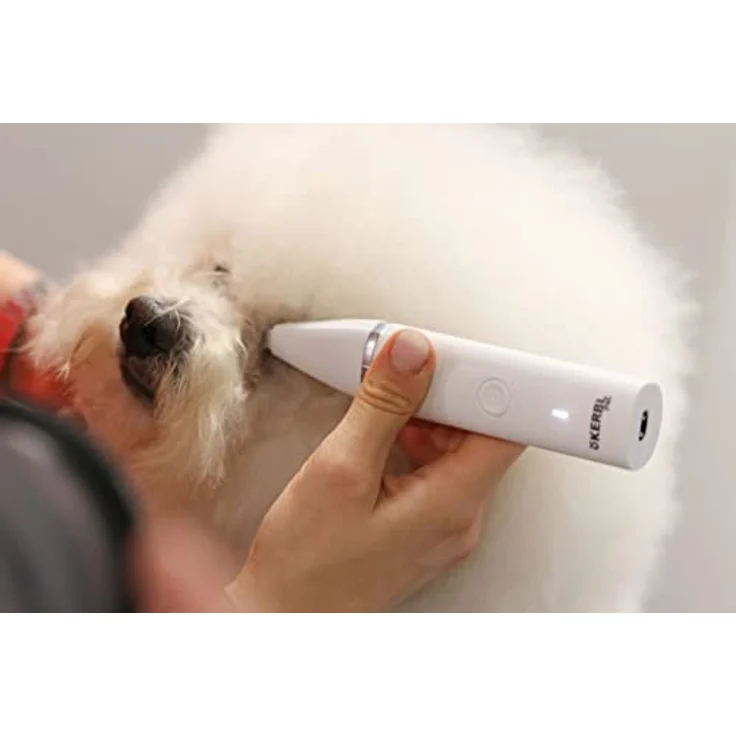 Kerbl Akku-Multitrimmer 4in1 für Hunde, Katzen und Kleintiere, 600 mAh, inkl. Schleifsteinaufsatz und Keramikklingen – Bild 10