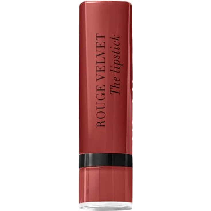 Bourjois, Rouge Velvet The Lipstick Lippenstift, 50 Rouge Tatin, 2,4 g - 24 Stunden lebendige Farbe, samtiger Effekt – Bild 1