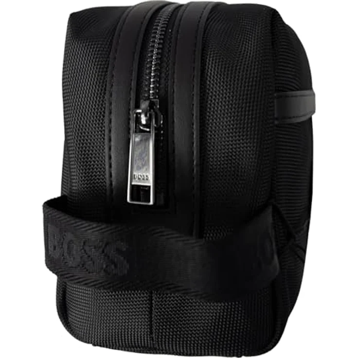 Boss Ray Kulturbeutel, 24 cm, schwarz, 100% Polyester, praktischer Beauty Case – Bild 5