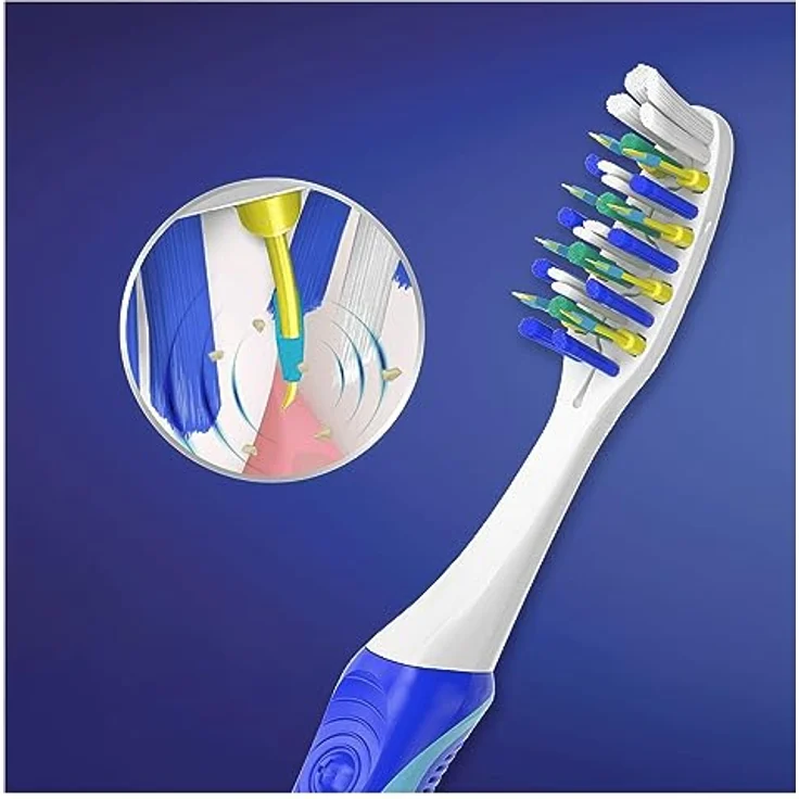 Oral-B Pulsar Handzahnbürste für Erwachsene, 35 Medium Twin Pack, farblich sortiert  – Bild 4