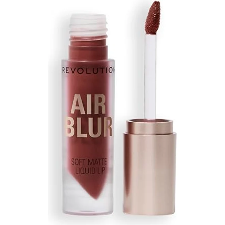 Revolution Beauty London Air Blur Matt Flüssiger Lippenstift - Lang anhaltende Lippenfarbe - Vegan & Cruelty-Free - Peachy Light Pink - 3.5ml – Bild 1