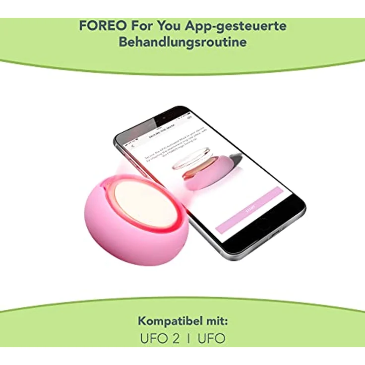 Foreo Gesichtspflege Intelligente Maskenbehandlung Ufo Mask green Tea 6 x 1 Stk. – Bild 5