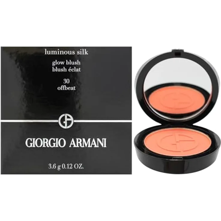 Armani Luminous Silk Glow Blush, Rouge für strahlende Haut, Farbton 30 Offbeat, 3.6 g