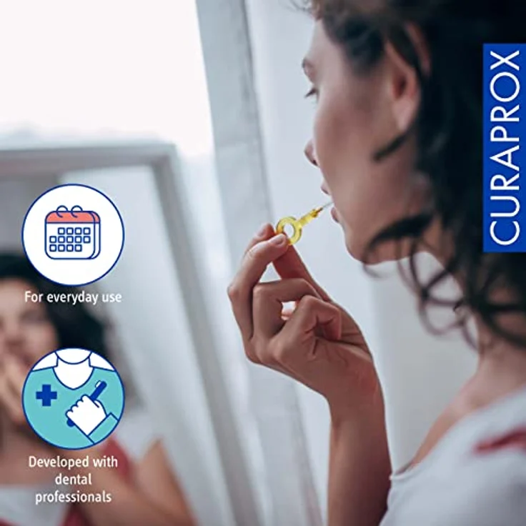 Curaprox Curaprox Cps 09 Prime Refill Interdentalbürsten, gelb, für saubere & gesunde Zähne – Bild 7