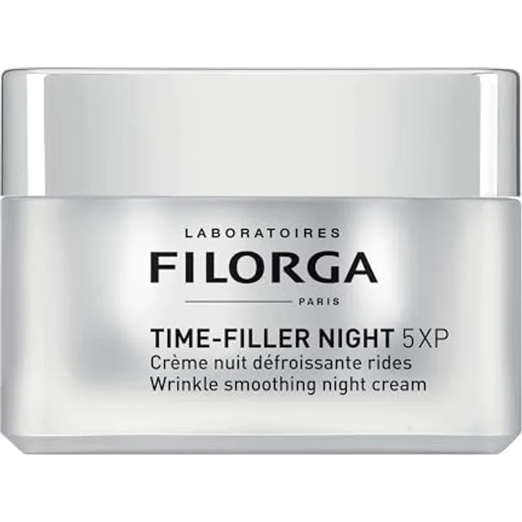 FILORGA TIME-FILLER NIGHT 5XP, Nachtcreme gegen Falten mit revitalisierender Wirkung, 50 ml