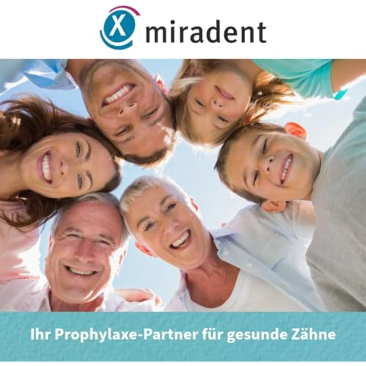 Miradent Xylitol Zahnpflege-Kaugummi Pfefferminz 30 Stück, Verminderung von Plaque-Ablagerungen am Zahn – Bild 7