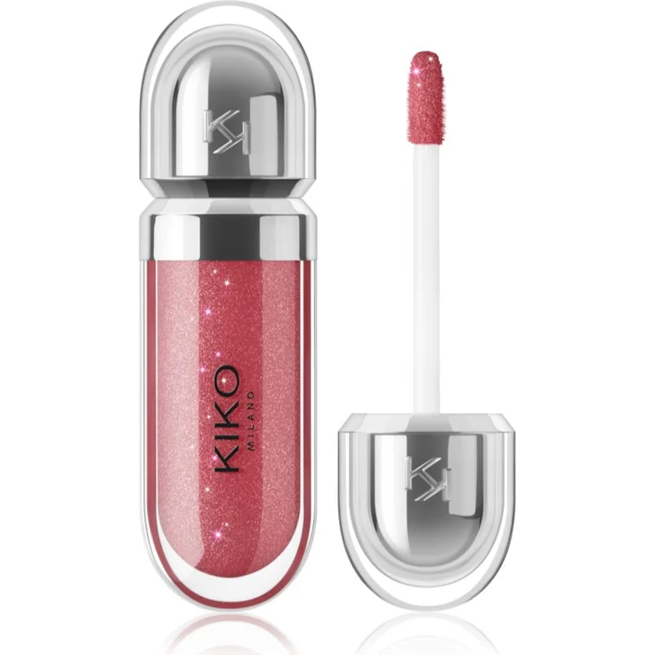 KIKO Milano 3D Hydra Lipgloss, Hydratisierendes Lipgloss mit hohem Glanz, Farbton 22 Sparkling Red Garnet, 6.5 ml