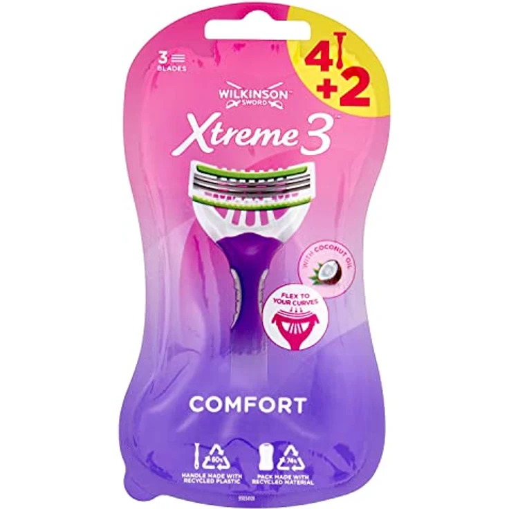 Wilkinson Sword Xtreme 3 Beauty Einwegrasierer 6 Stück – Bild 2