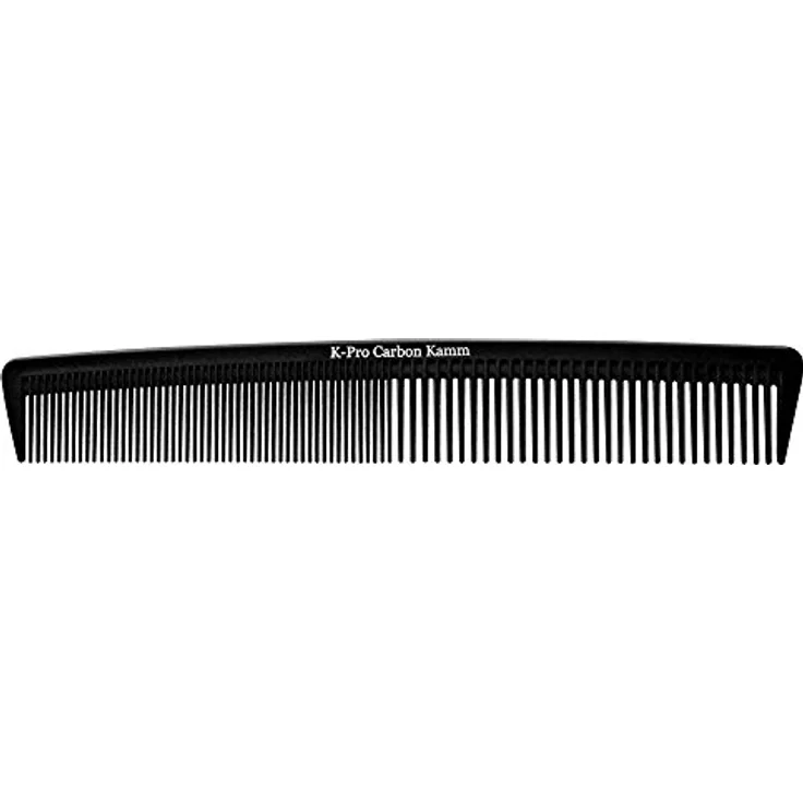 K-Pro Carbon Kamm - Damen Herren Haarschneidekamm Bartkamm Antistatisch - 1 Stück – Bild 5