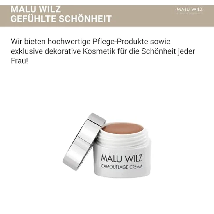 Malu Wilz Camouflage Cream Nr. 08 Brown Sugar 5g I Wasserfester Concealer für Tattoos und Hautanomalien – Bild 2