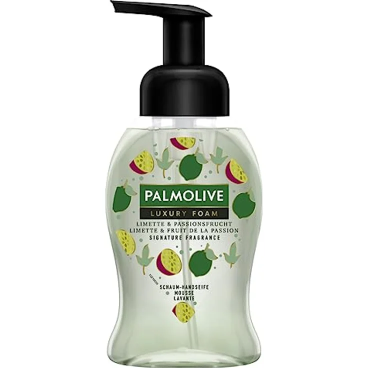 Palmolive Seife Luxury Foam Limette & Passionsfrucht 6x250ml - Schaumseife für die sanfte Reinigung der Hände – Bild 2
