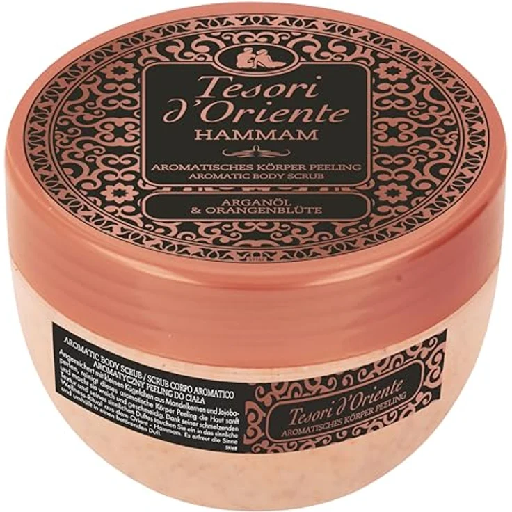 Tesori d'Oriente Körperpeeling 'Hammam' | Aromatisches Bodyscrub mit Orangenblüten und Arganöl | Wellness-Rituale für Körper & Sinne | 300 ml – Bild 1