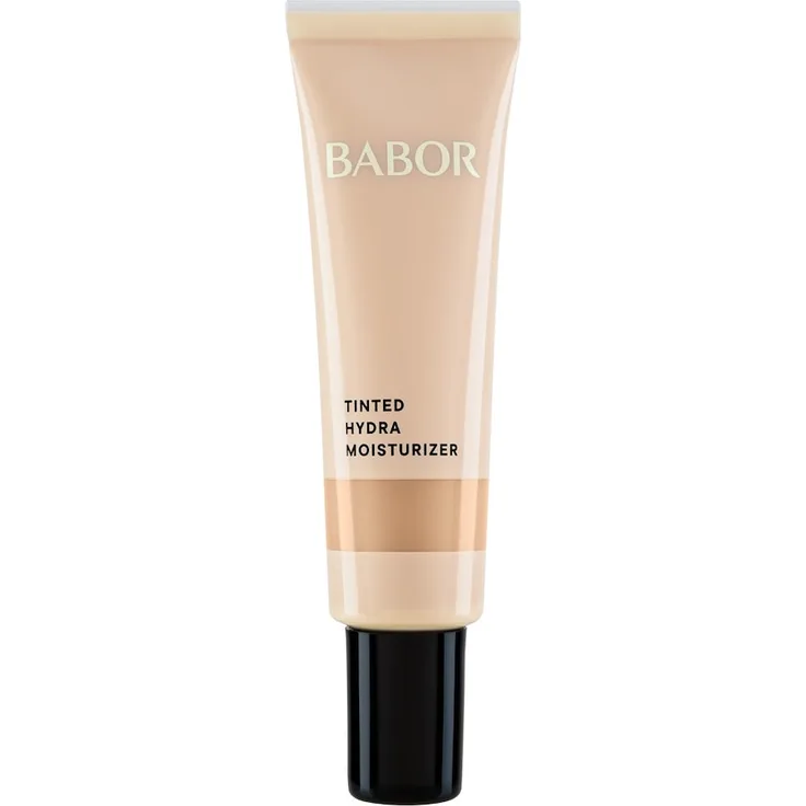 BABOR Tinted Hydra Moisturizer Foundation 30 ml - leichte, feuchtigkeitsspendende Foundation in der Farbe 2 - NATURAL