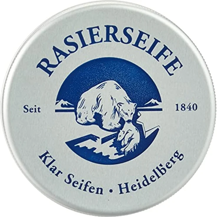 Klar Seifen Rasierseife Sandelholz, 110 g – Bild 2