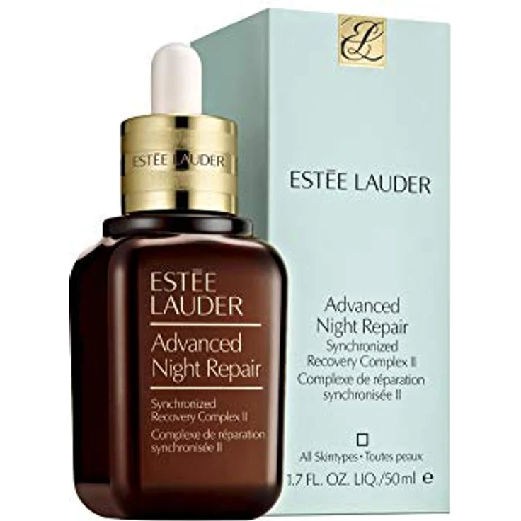Estée Lauder Advanced Night Repair Anti-Aging Gesichtsserum, reparierend und straffend 50 ml, reduziert sichtbare Anzeichen der Hautalterung, mit der revolutionären ChronoluxCB Technologie – Bild 2