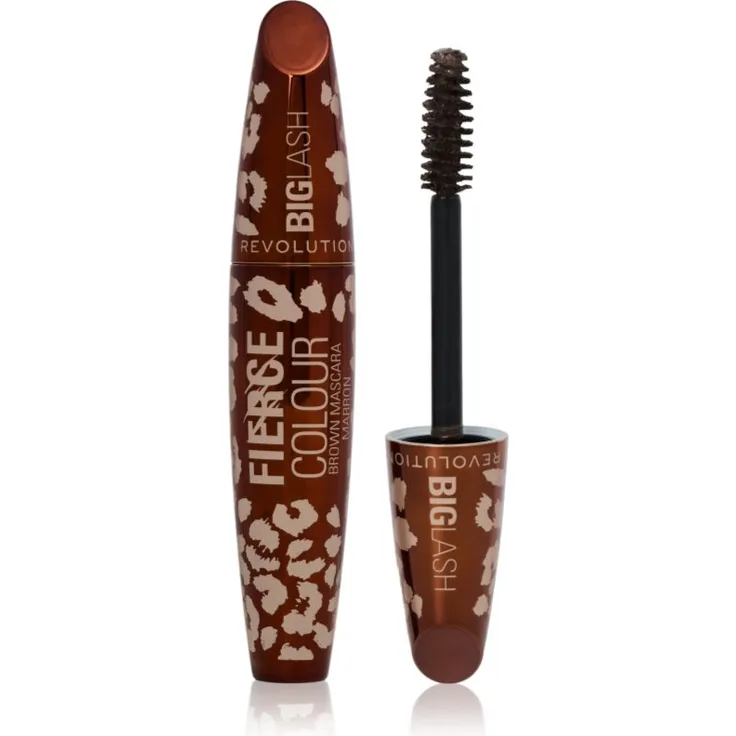 Revolution Big Lash Fierce Volume Wimperntusche, 9 g, Volumen & Fülle in Mocha Muse
