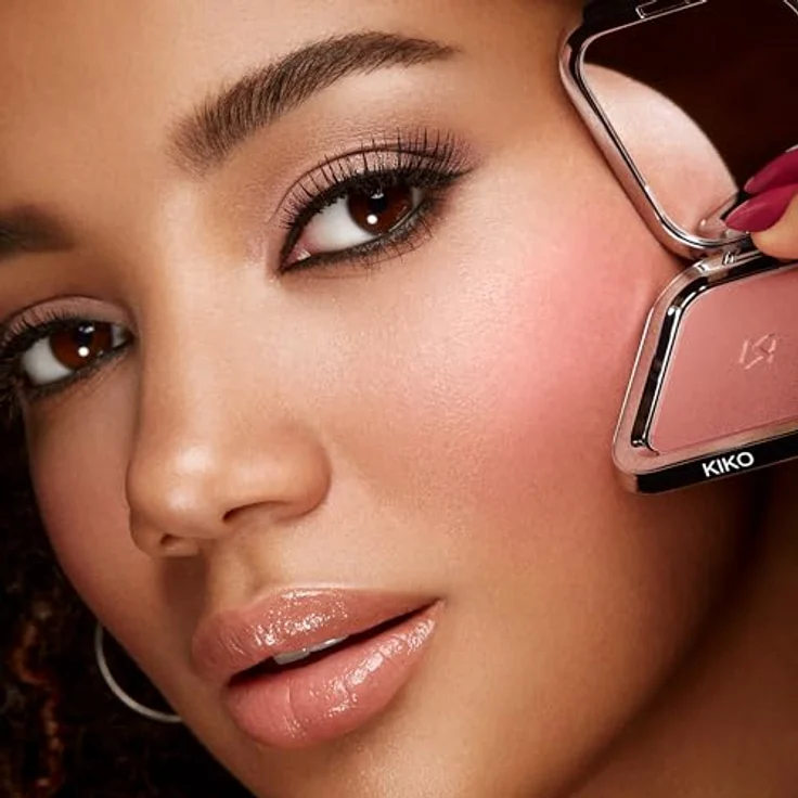 KIKO Milano Unlimited Blush Puderrouge Farbton 03 Golden Coral, 6 g, leichter langanhaltender Rouge für ein frisches Aussehen – Bild 3