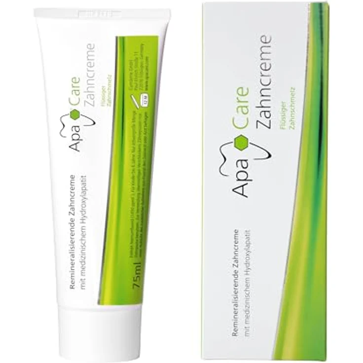 Cumdente Apacare Zahncreme 75 ml, flüssiger Zahnschmelz remineralisiert und repariert beginnende Karies – Bild 3