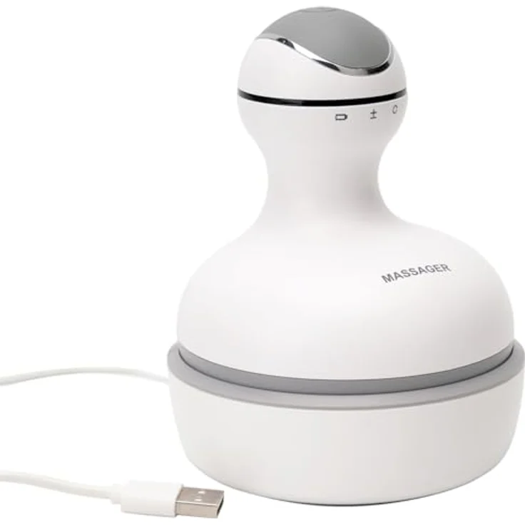 Casativo Massagegerät 3D Kopf- & Körper-Massagegerät, 4 Massageköpfe, mobil, Akku, ölbeständig, IPX7, bis zu 2,5 Std. Laufzeit – Bild 6