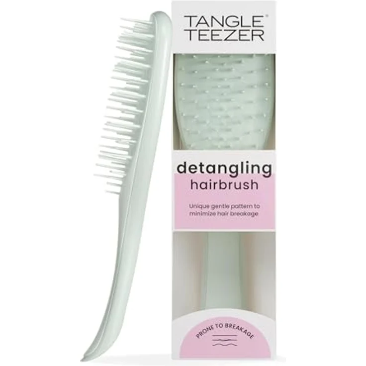 Tangle Teezer Ultimate Detangler Haarbürste, für Nasses & Trockenes Haar, Eukalyptus, sanftes Entwirren, weniger Haarausfall & Haarbruch – Bild 1