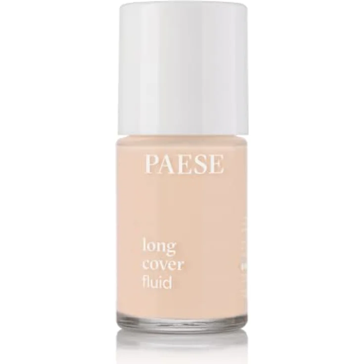 Paese Long Cover Fluid, deckendes Make-up-Fluid, 30 ml, Farbton 0 Nude, vegane Formel mit Langzeiteffekt und hoher Deckkraft – Bild 1