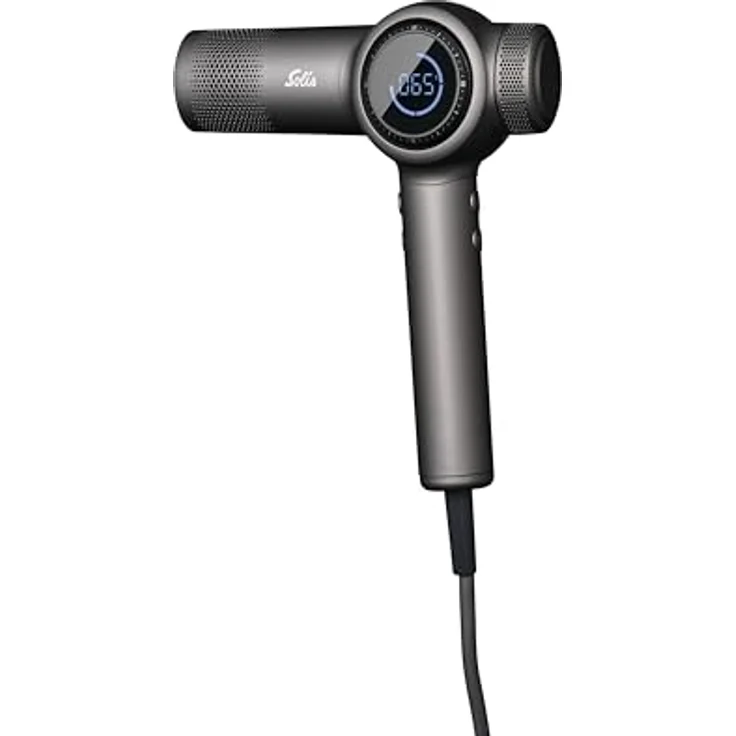 Solis AirVolution 630 Pro (Typ 3806), Haartrockner mit intelligenter Temperaturkontrolle, 110.000 U/min, leichte Bauweise, Ionentechnologie, vier Temperaturstufen, LED-Display – Bild 5