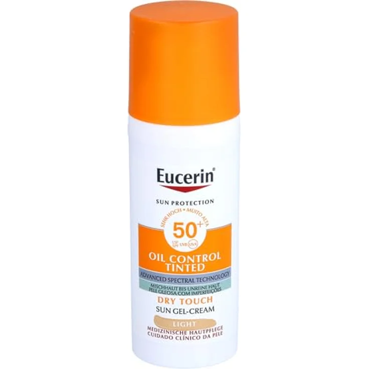 Eucerin Sun Face Oil Control Tinted Spf50 Light 50ml - Sonnenschutzmittel mit Farbpigmenten für fettige Haut – Bild 7