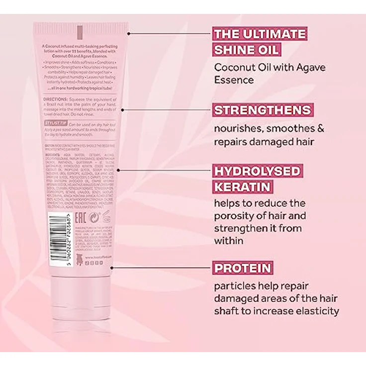 Lee Stafford Creme CoCo LoCo With Agave Blow & Go 11-in-1 Lotion 100 ml – Bild 3