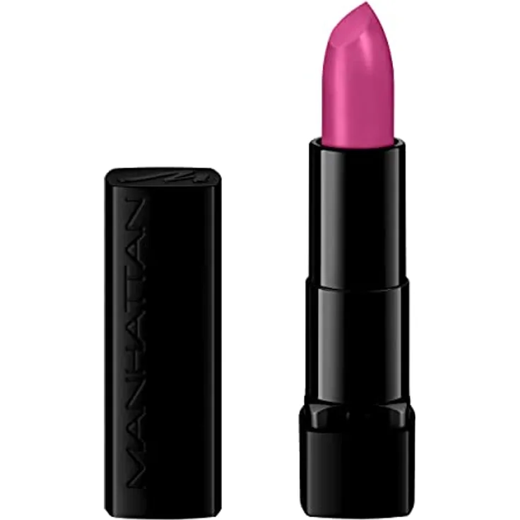 Manhattan Lasting Perfection Matte Lipstick, Fb. 200 Pinky Rose, langanhaltender Lippenstift mit mattem Finish, 4,5 g
