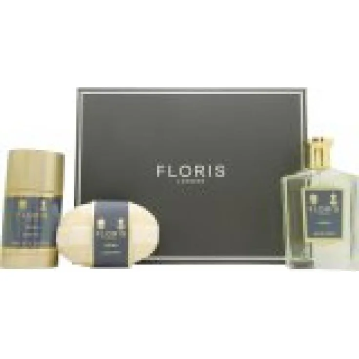 Floris London Cefiro Geschenkset, 100ml EDT, 100g Seife, 75ml Deodorant-Stick, unisex Duftpflege