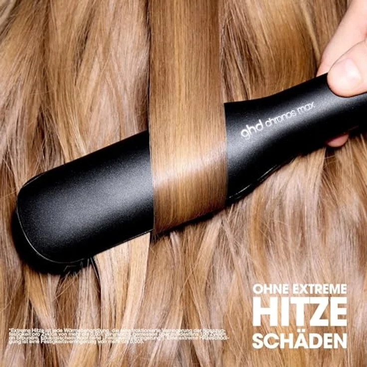 ghd Chronos Max Glätteisen – 185°C, Schnellaufheizfunktion, 30 Sek. Aufheizzeit, ideal für lange Haare - Schwarz – Bild 6