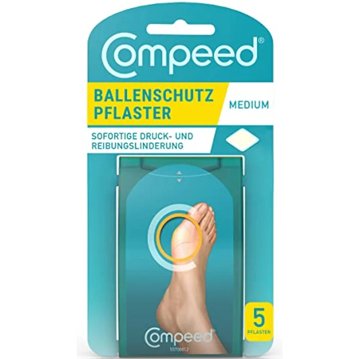 Compeed Ballenschutz Pflaster 5 St., Druck- und Schmerzlinderung, Schutz vor Reibung – Bild 2