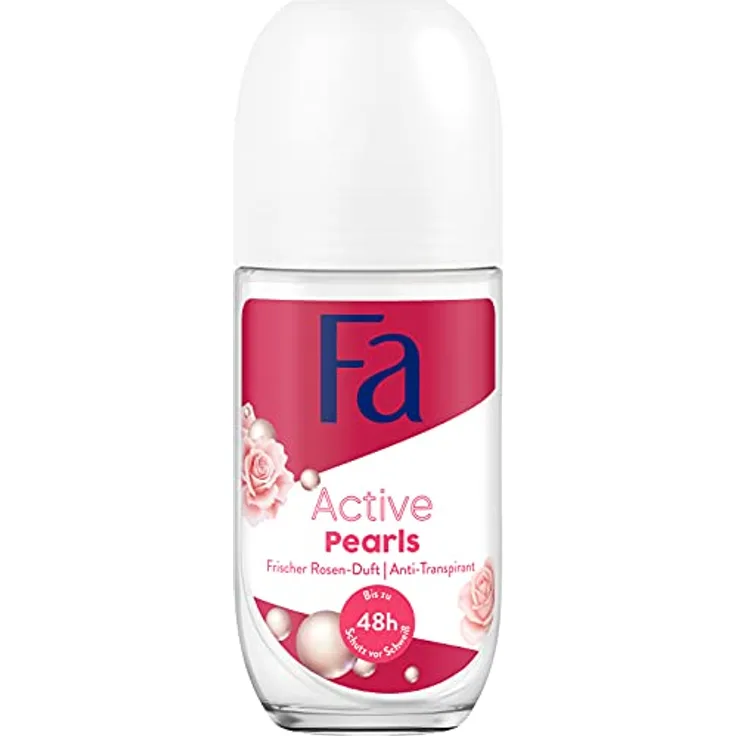 Fa Deo Roll on Active Pearls, Anti Transpirant 48h Schutz, 50ml