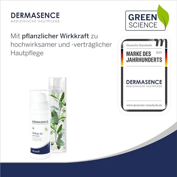 DERMASENCE Adtop XC Lipidcreme, 50 ml - Intensiv rückfettende Creme für extrem trockene Hautstellen - Mit Ceramiden und natürlichen Ölen – Bild 2
