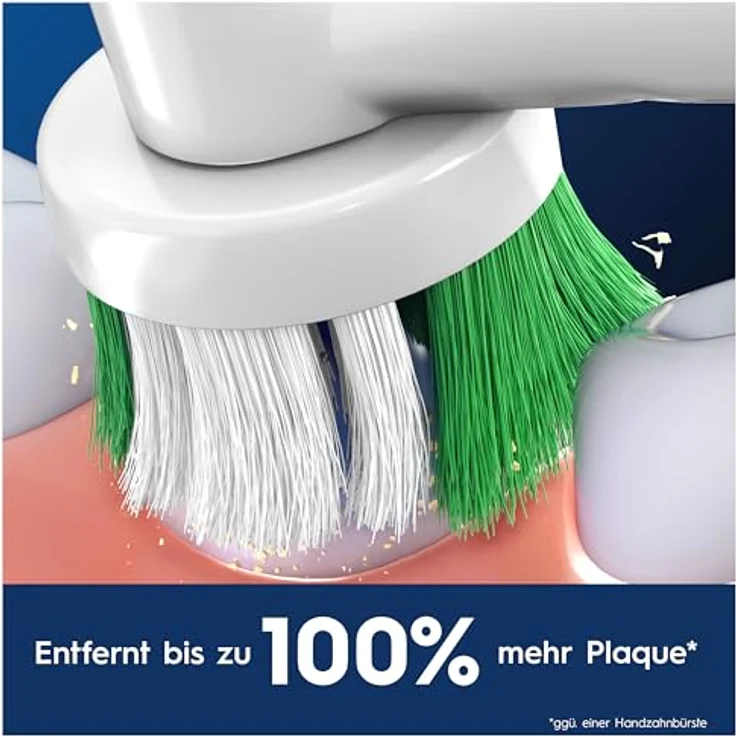 Braun Oral-B PRO Precision Clean Aufsteckbürsten, 16er Set in Weiß, X-förmige Borsten für optimale Reinigung – Bild 4