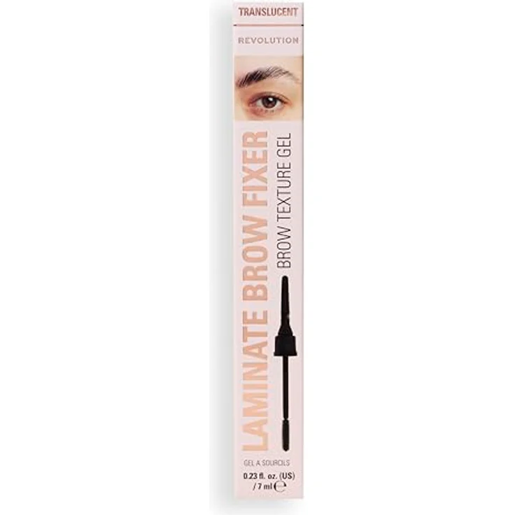 Revolution, Laminate Brow Gel Fixer - Augenbrauen-Laminierung mit Hyaluronsäure & Peptiden, Transparent, 7 ml - Langanhaltender Halt, Formt, Sculpted, Fixiert – Bild 5