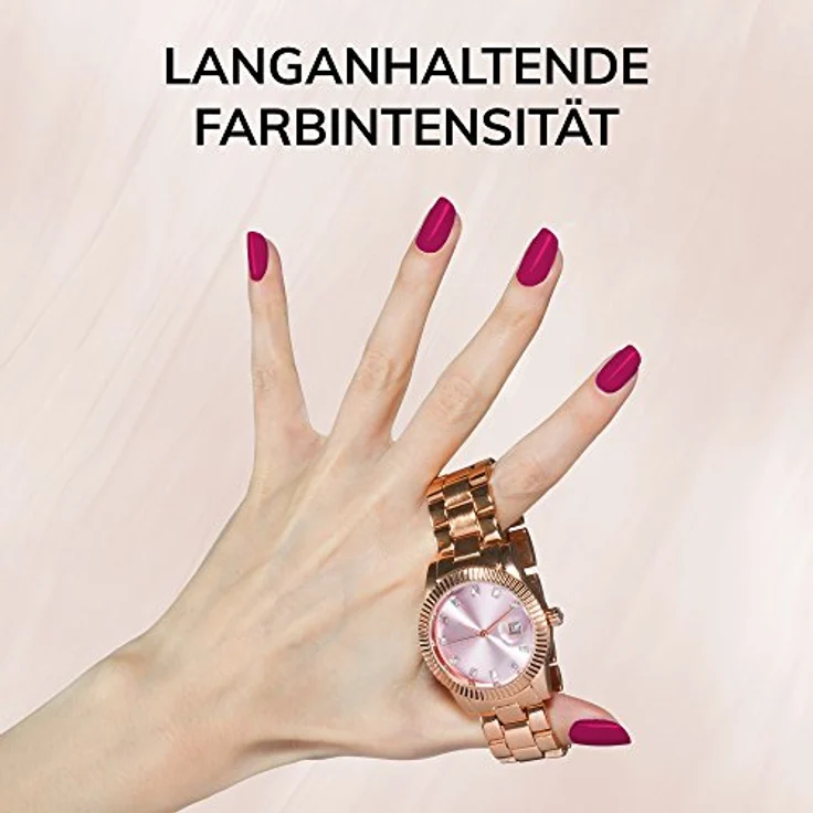 Manhattan Super Gel Nagellack Berry Love 375, Himbeerrot, Gel Maniküre Effekt ohne UV Licht, bis zu 14 Tage Halt, 12ml – Bild 3