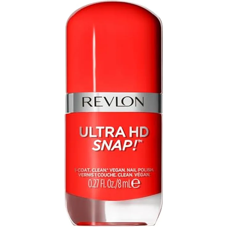 Revlon Ultra HD SNAP! Nagellack, glänzende Nagelfarbe, 100 % Vegane Formel, 031 Shes On Fire, 8 ml