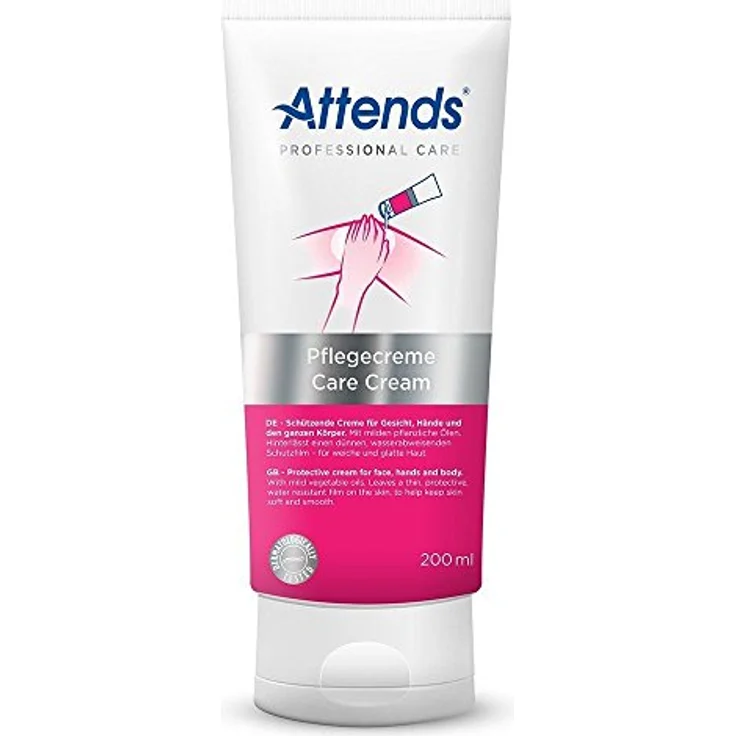 Attends Professional Care Pflegecreme, 200 ml, 1 St, reichhaltige Creme für trockene und empfindliche Haut