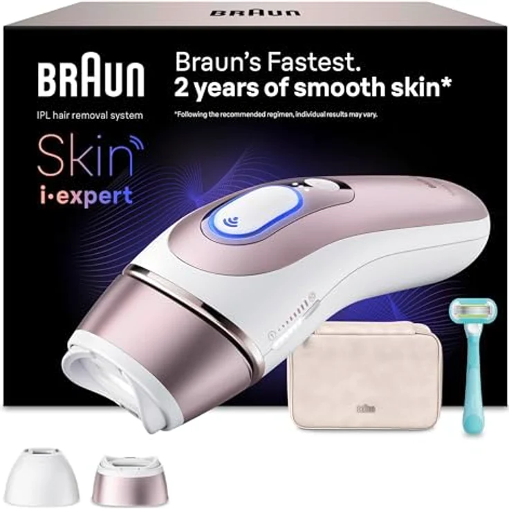 Braun Smart IPL Skin i-expert Pro 7 PL7211, Licht-Haarentferner mit präzisem Behandlungskopf und Hauttonerkennung – Bild 1