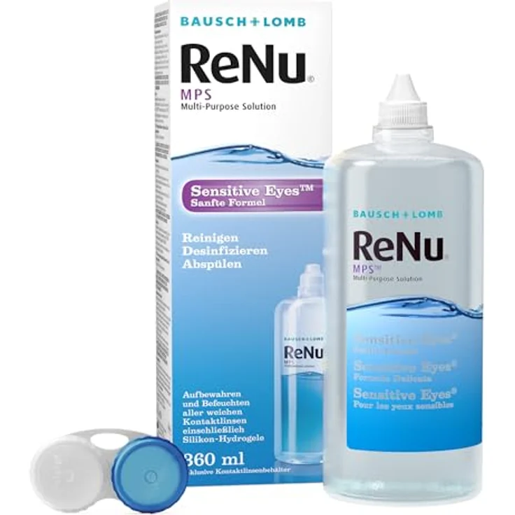 Bausch & Lomb RENU MPS Lösung für weiche Kontaktlinsen, 360 ml Flasche  – Bild 2