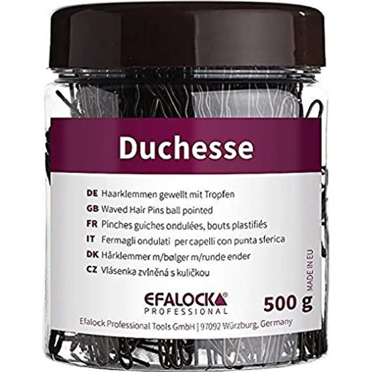 Efalock Professional Duchesse Haarklemmen, 5 cm, 500 g, braun, 1er Pack, (1x 0,5 kg)
