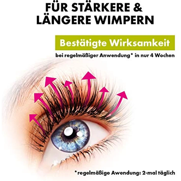 Natürliches Bio Wimpernserum von SANTE Naturkosmetik, Natural Lash Extension Serum, Wimpernbooster für Verlängerung & mehr Wachstum, ohne Hormone, Vegan, 3, 5ml – Bild 3