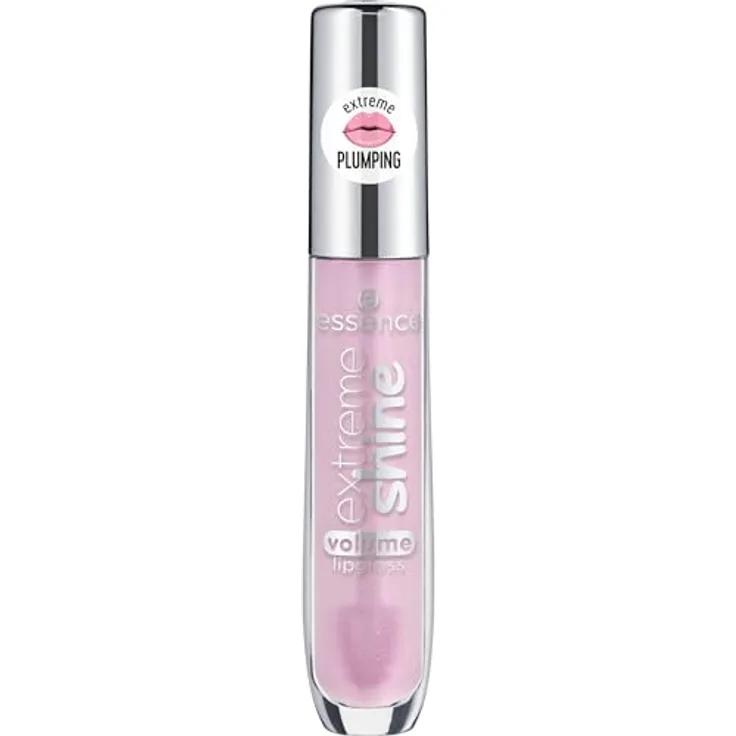 essence extreme shine volume lipgloss, Lip Gloss, Nr. 102 Sweet Dreams, pink, vergrößernd, strahlend frisch, glänzend, transluzent, vegan, ölfrei, ohne Alkohol (5ml)