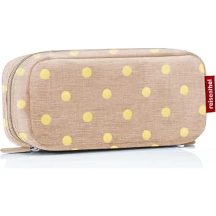 reisenthel multicase, Multi-Use-Etui für Kosmetik und Büro, metallic dots Coffee, wasserabweisend, aus recyceltem PET – Bild 1