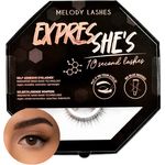Melody Lashes selbstklebende Wimpern ohne Wimpernkleber ohne Magnete ohne Eyeliner die absolute Innovation in Make up Wimpern kleben in 10 Sekunden aufgrund der Nano-Band Technologie (Don´t Rush)