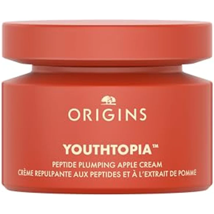 Origins Youthtopia Peptide Plumping Apple Cream, feuchtigkeitsbindende Gesichtscreme mit Peptiden zur Regeneration der Hautbarriere, 50 ml – Bild 1