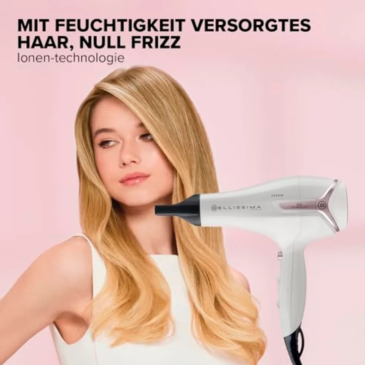 BELLISSIMA K9 2600 Light Haartrockner, 2300W Ionen-Technologie, schnell trocknend, inkl. Diffusor und Bürste – Bild 5